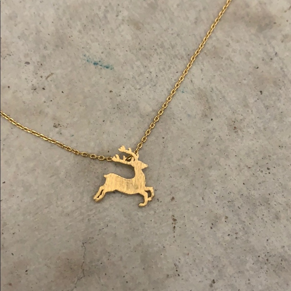 Dainty Deer Necklace